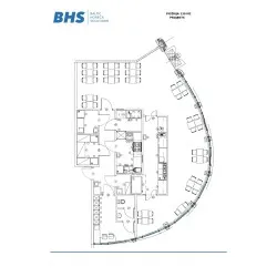 Pizzeria design drawing 130 m² BHS-HoReCa RAS-Pizzeria130m2