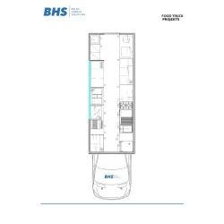 Food truck design drawing BHS-HoReCa