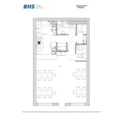 Kebab bistro design drawing BHS-HoReCa