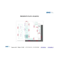 Pasta making design drawing BHS-HoReCa