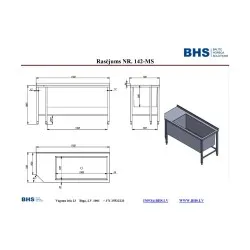 Dishwashing area furniture BHS-HoReCa NN69
