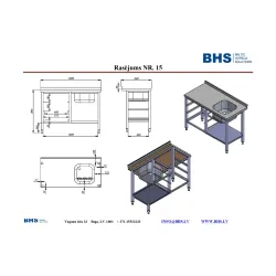 Hospital laboratory furniture BHS-HoReCa NN53