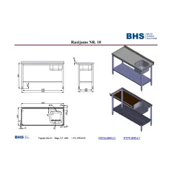 Hospital laboratory furniture BHS-HoReCa NN56