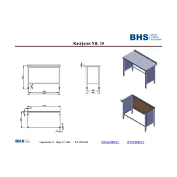Hospital laboratory furniture BHS-HoReCa NN58
