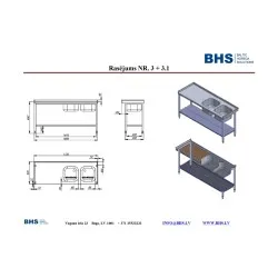 Dishwashing area furniture BHS-HoReCa NN46