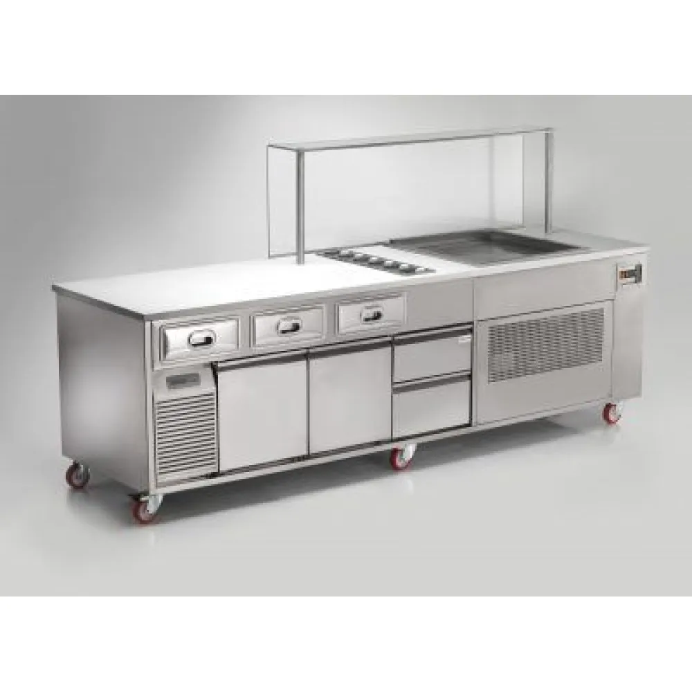 Teppanyaki and refrigeration station CASTA TRICECOR26