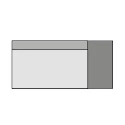 Indoor table top BHS-HoReCa MELAMINE18-120x60