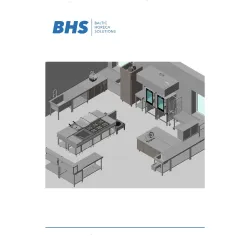 Banquet kitchen design drawing BHS-HoReCa