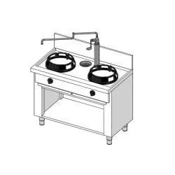 Wok cooking station CASTA MW02110060BA