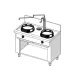 Wok cooking station CASTA MW02110060BA