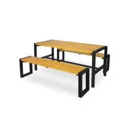 Folding table, chair or bench BHS-HoReCa ZP/WOODY.FRESH.1870/NP/STM