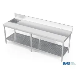 Custom equipment stand with sink BHS-HoReCa NN9