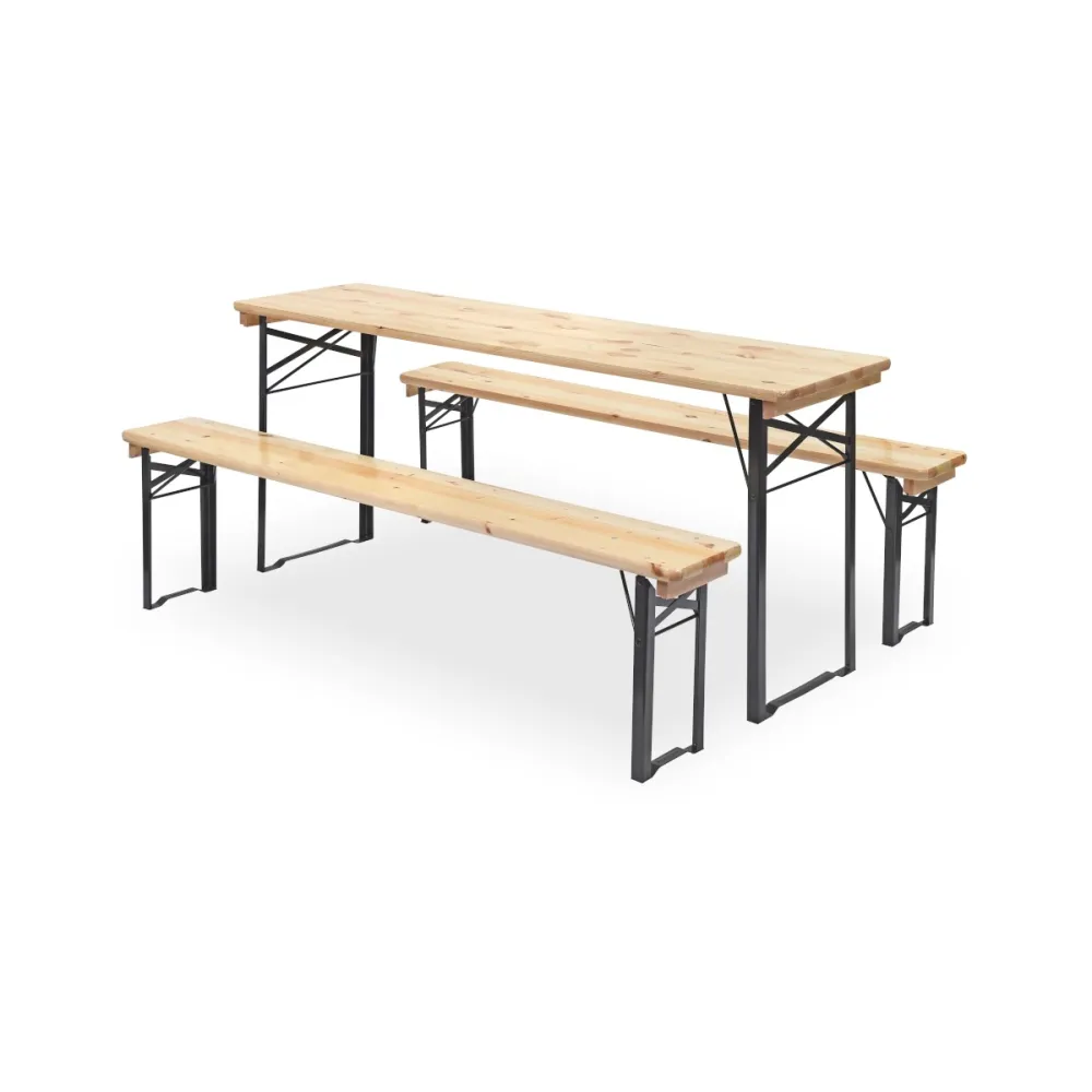 Folding table, chair or bench BHS-HoReCa ZP/WOODY.STRONG.2250.2/NP/STM