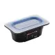 GN tray in black polycarbonate ARAVEN AR44010