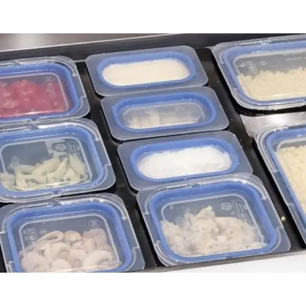GN tray in black polycarbonate ARAVEN AR47827