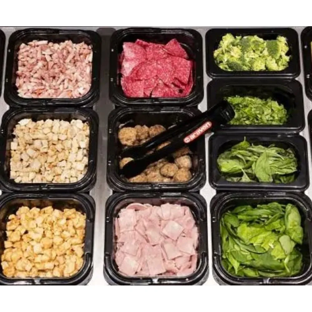 GN tray in black polycarbonate ARAVEN AR47827