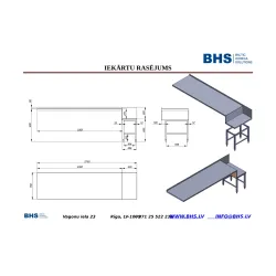 Kitchen work table BHS-HoReCa RAS104