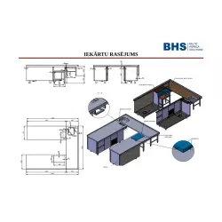 Darba zona Fast-food Bus Worktop Unit