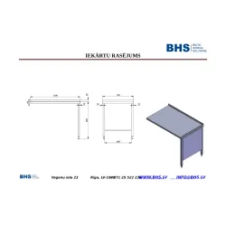 Kitchen work table BHS-HoReCa RAS105