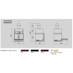 Charcoal oven KOPA CO-OCTipe400oc