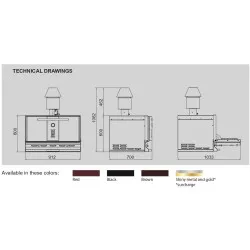 Charcoal oven KOPA CO-Basic500