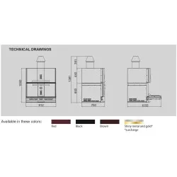 Charcoal oven KOPA CO-CTipe500