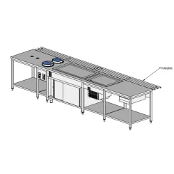 Drop-in canteen line project, made to order BHS-HoReCa