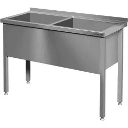 Worktable with basin BHS-HoReCa 611806