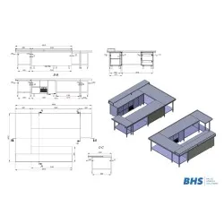 Kitchen work table BHS-HoReCa NN83