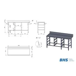 Dishwashing area furniture BHS-HoReCa NN84
