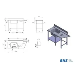 Dishwashing area furniture BHS-HoReCa NN79