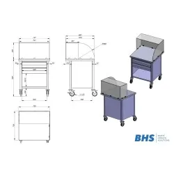 Kitchen work table BHS-HoReCa RAS112