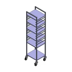 Stainless steel trolley BHS-HoReCa NN150