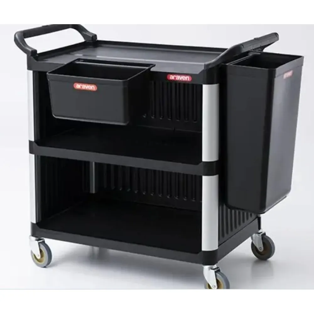 Polypropylene service trolley ARAVEN AR61221