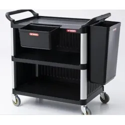 Polypropylene service trolley ARAVEN AR61218