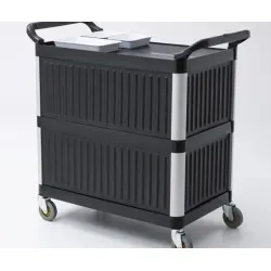 Polypropylene service trolley ARAVEN AR61221