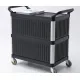 Polypropylene service trolley ARAVEN AR61221