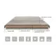 Indoor table top BHS-HoReCa MELAMINE28-60x60