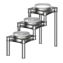 Snack tray and stand Casselin CPBRE3TN