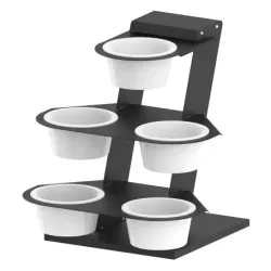 Snack tray and stand Casselin CPS2R