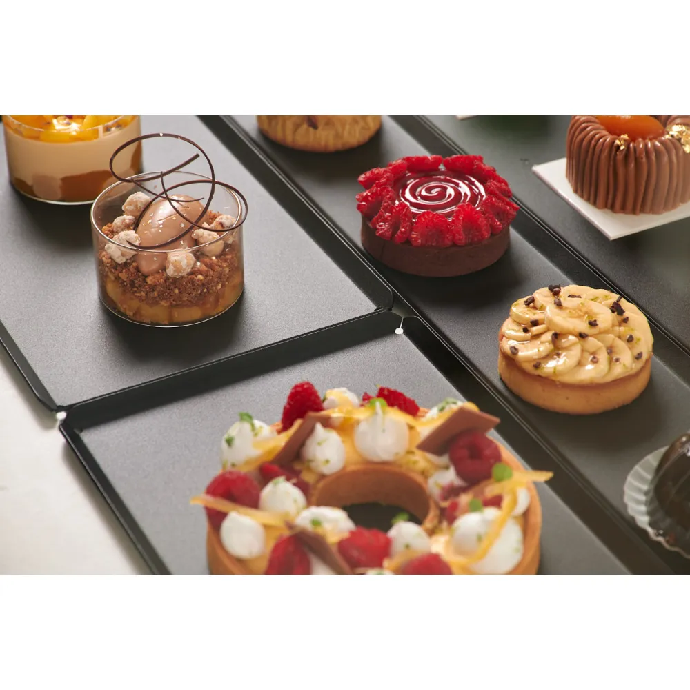 Aluminium tray AluLine 6040, black