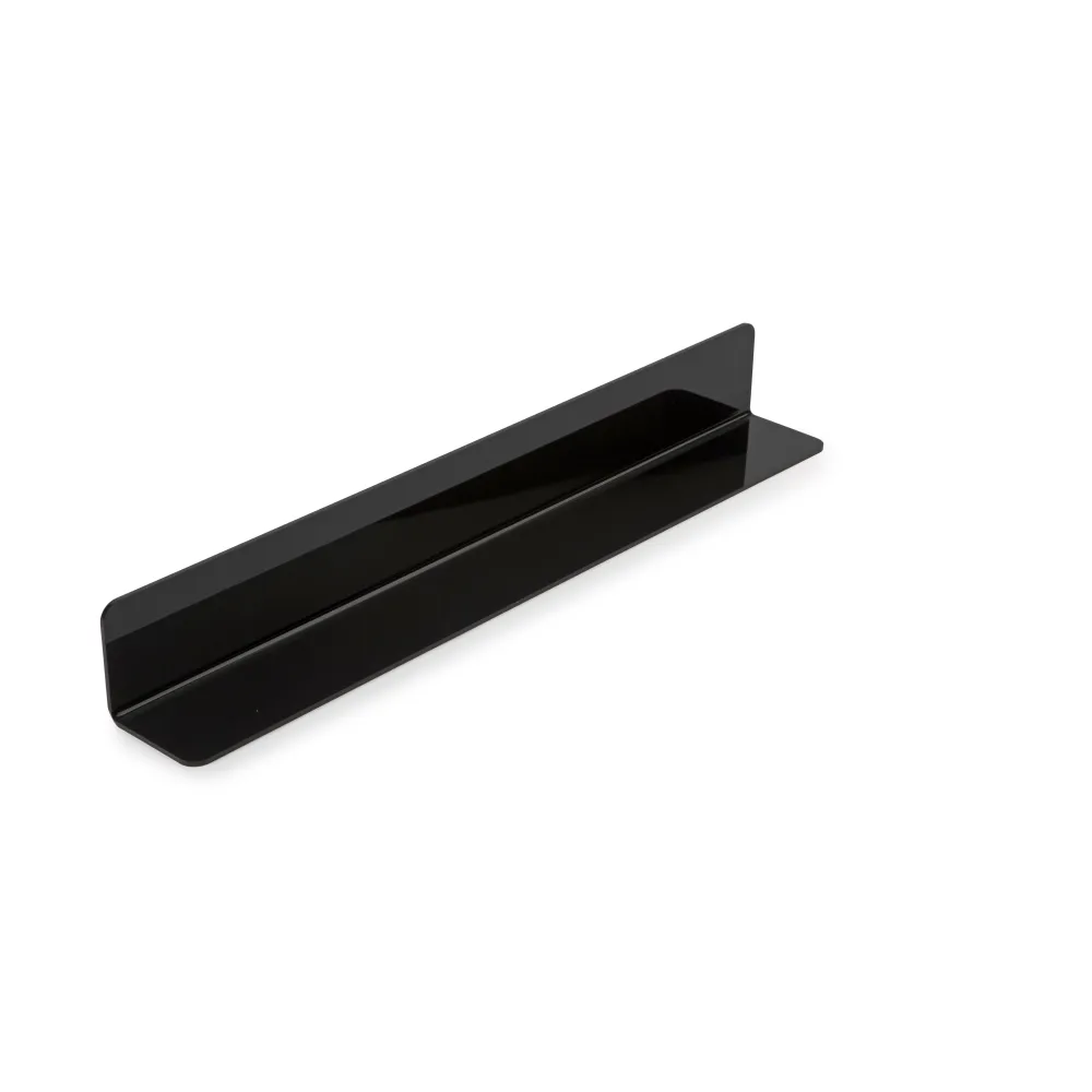 Plexi L-Profile Divider 6565 - 500x65x65mm, black