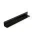 Plexi L-Profile Divider 6565 - 500x65x65mm, black
