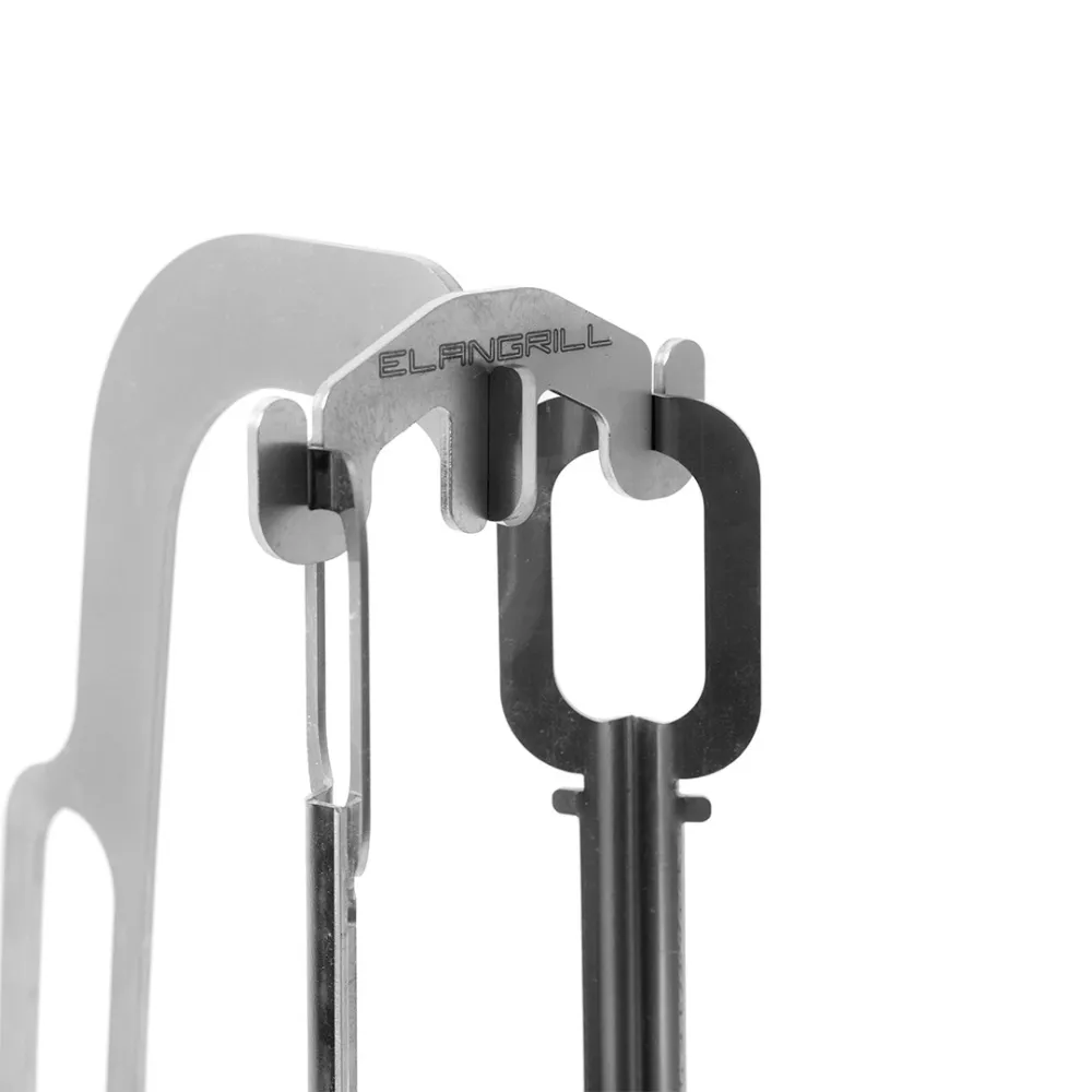 Double skewer holder Churrasco for rotisserie grills Elangrill DISW-1