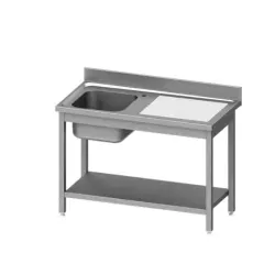 Table with sink and shelf GREDIL 954466100