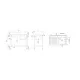 Table with sink and shelf GREDIL 954456060
