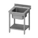 Table with sink and shelf GREDIL 954456060