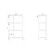 Easy-to-assemble shelf, depth 500 mm GREDIL 951885100