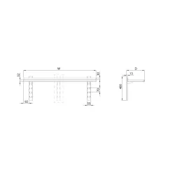 Wall shelf GREDIL 951753080