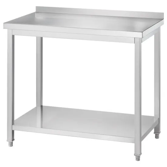 GREDIL 700 Stainless Steel Tables with Shelf